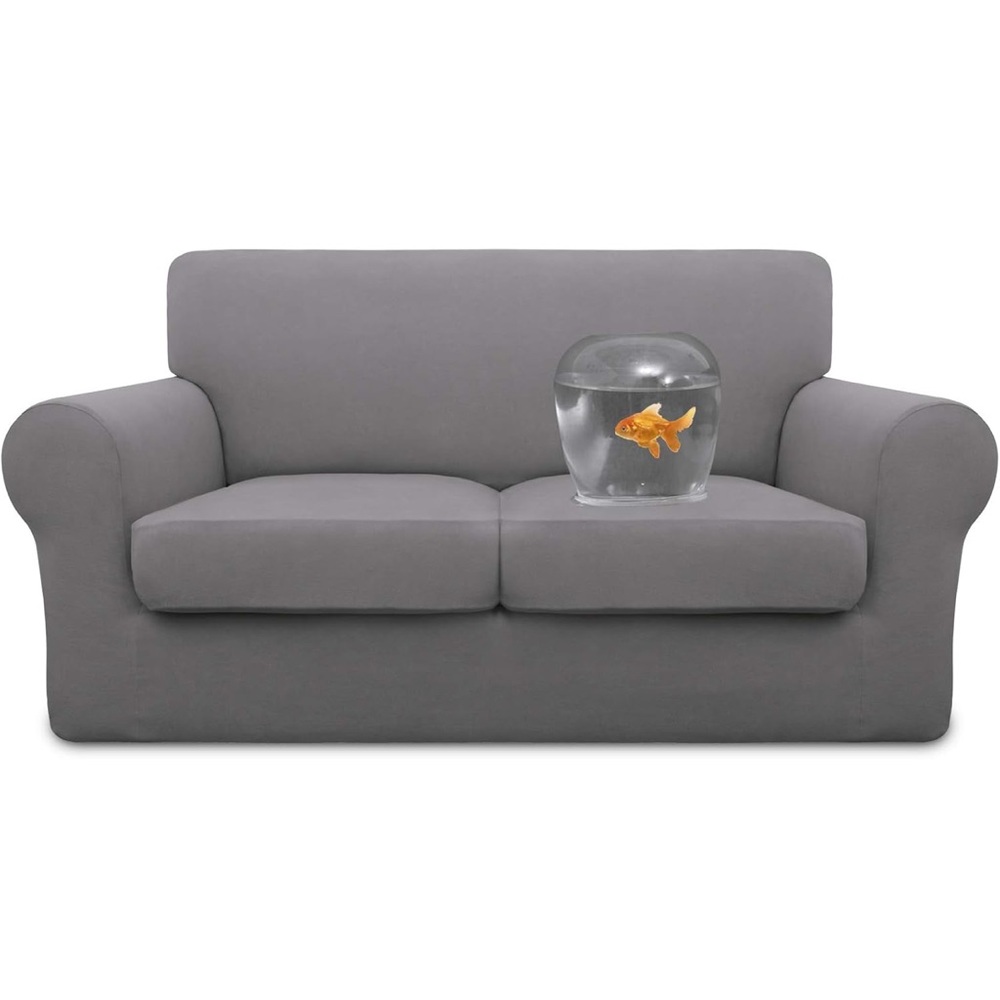 100% Dual Waterproof Loveseat Cover Stretch Soft Cover for Dogs,‎ Sofa Slipcover